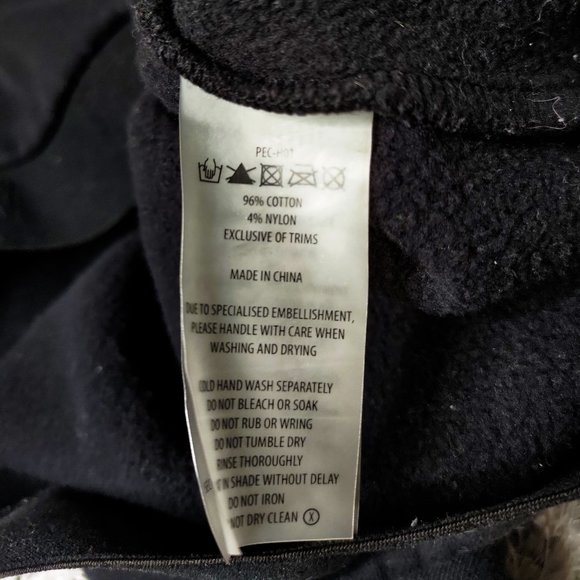 PE Nation Feature Sequinned Graphic Cropped Sweatshirt - Picture 6 of 8